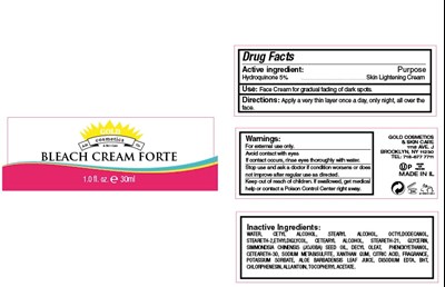 Gold Cosmetics Bleach Cream Forte (Gold Cosmetics Bleach Cream Forte)